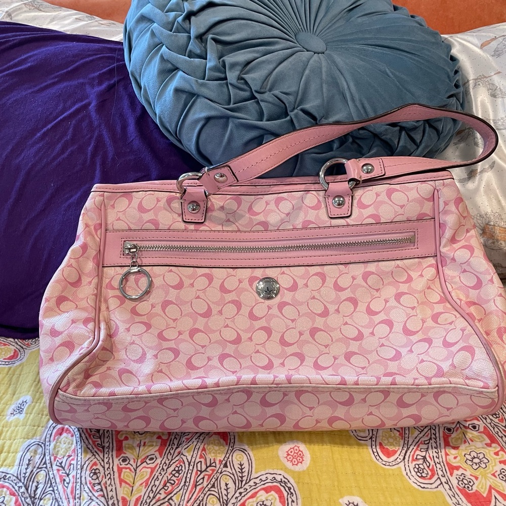 Coach Chelsea Purse Medium Sz Pink